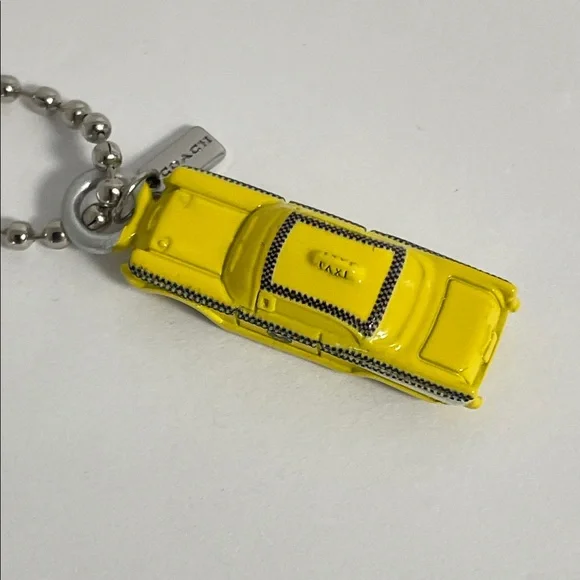 Coach Mini Taxi | Yellow Cab Metal Charm - Picture 3 of 10